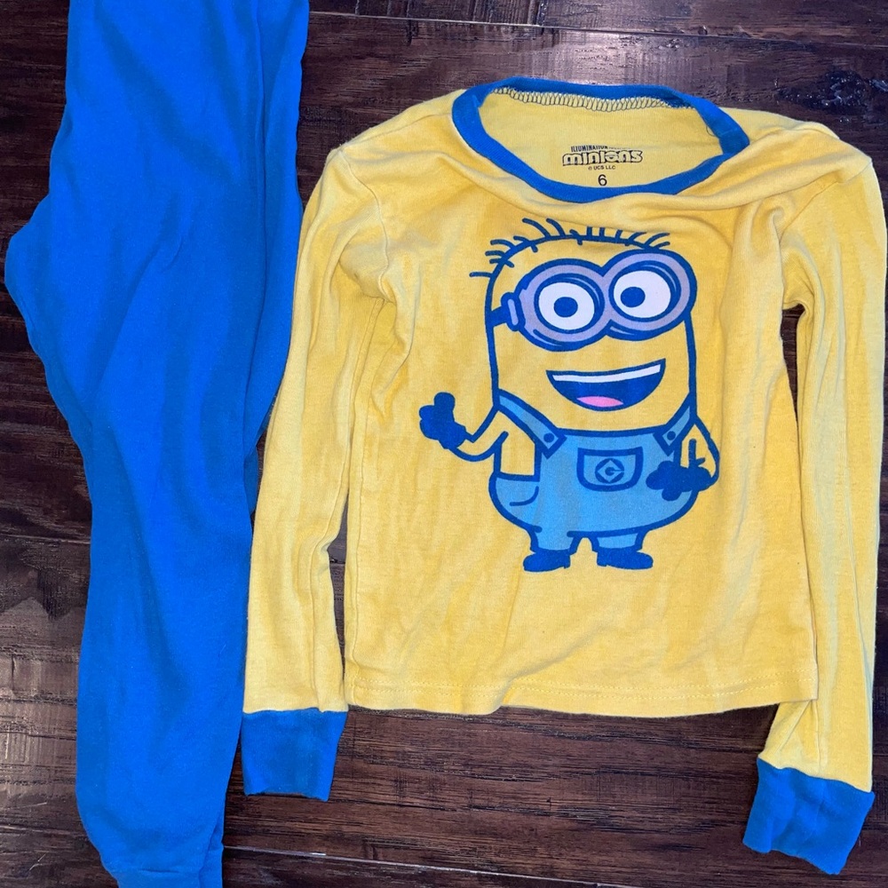 Kids Pajamas - Yellow and Blue
